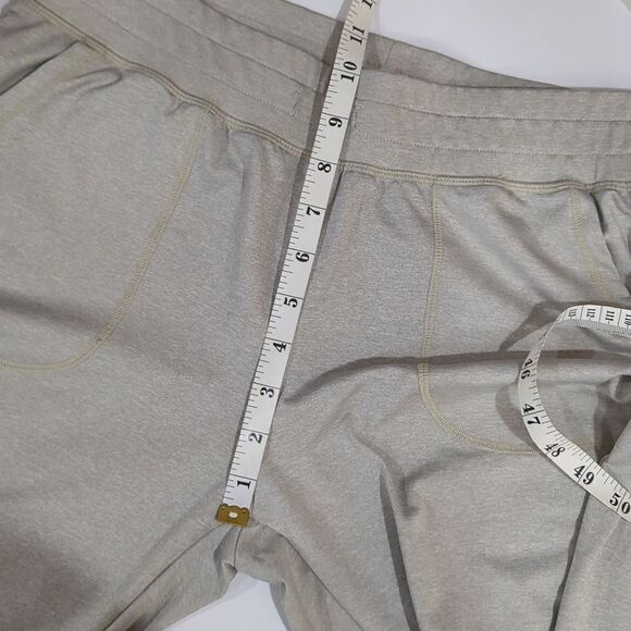 Zyia Womens Pants Medium Gray Joggers Oatmeal Gray 28" Inseam - Picture 7 of 8